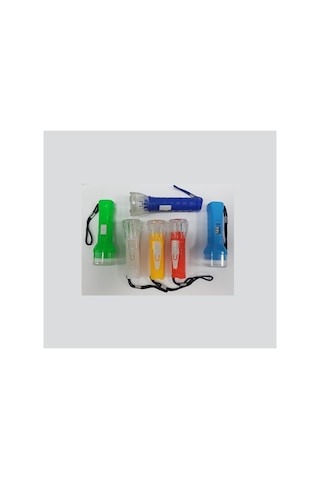 Minik Renkli Plastik Fenerler 6 Lı Paket Karışık