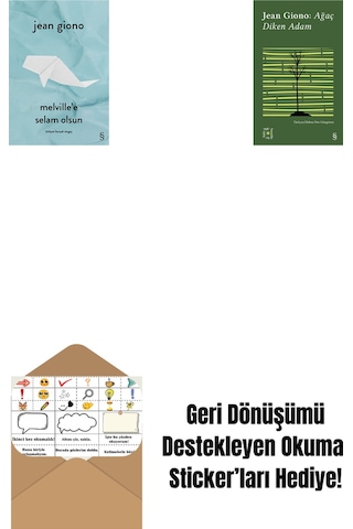 Melville'e Selam Olsun + Everest Açıkhava 17 - Ağaç Diken Adam + Okuma Sticker'ları