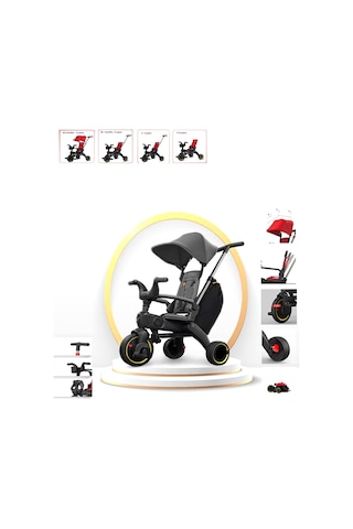 Maxi Taxi Trike Plus F3 Ebeveyn Kontrollü Katlanabilir Bisiklet