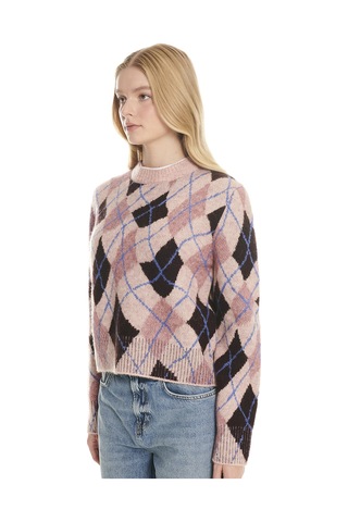 Ted Baker Pembe Kadın Bisiklet Yaka Rahat Baklava Kazak Tbwrkw3027