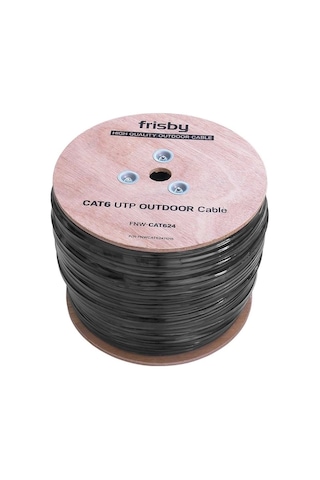 Frısby Fnw-cat624 305mt 0.58mm 23awg Cat6 Dış Mekan Utp Kablo