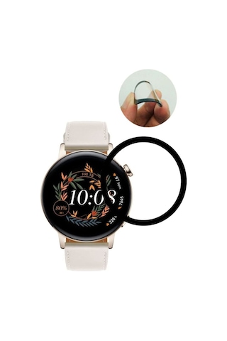 Huawei Gt2 42mm Ekran Koruyucu 3d Kavisli Full Kaplama Pmma