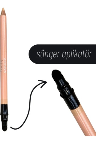 Dora Joy Smoky Sünger Aplikatörlü Göz Kalemi 01 Nude