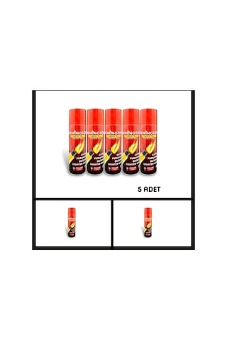 Uyguna-yakala 270 Ml. 5 Adet Remington Çakmak Gazı Tüpü-ykt.190 Çok Renkli