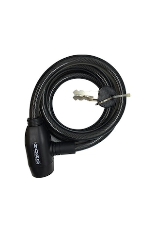 Briviga Anahtarlı Sipral Kilit 1120mm/12mm 2518 90006 Siyah