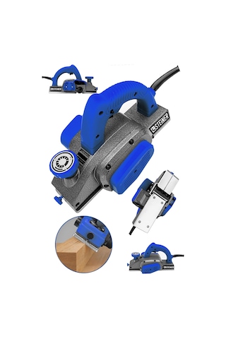 Steiner 3400 Watt Çift Bıçaklı Planya Rende Makinesi Mavi