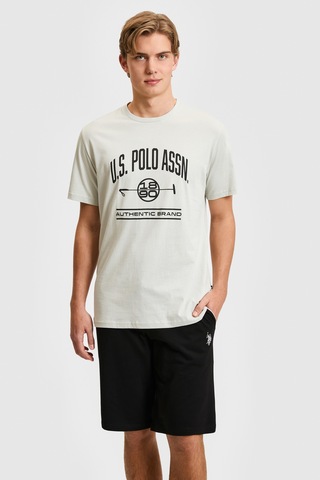 U.s. Polo Assn. Erkek Taş Pijama Takım 50326139-vr049 Taş Rengi