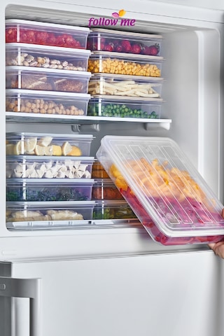 DeepFreezer Organizer Saklama Kabı Büyük (2.4 LT)(6 Adet)