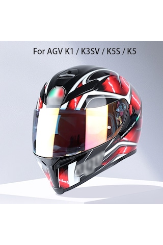 AGV K1-K3SV-K5 Motosiklet Kask Rüzgar Kalkanı Elektroliz Şeffaf