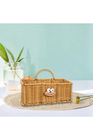 Pazly Suntek Sepet Örgü Magideal Jt Kahverengi