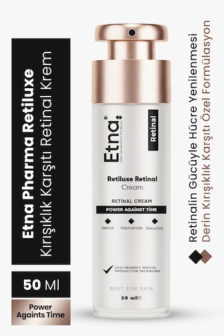 Etna Pharma Retiluxe Kırışıklık Ve Yaşlanma Karşıtı, Aydınlatıcı, Anti-aging Retinal Krem 50 Ml