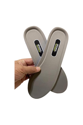 Ayakcenter Shoex Gri Memory Foam Insole Ayakkabı Tabanlık Gri