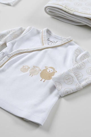 Tinylamb Lamb Organik Yenidoğan Hastane Çıkış Seti - 11 Parça Beyaz