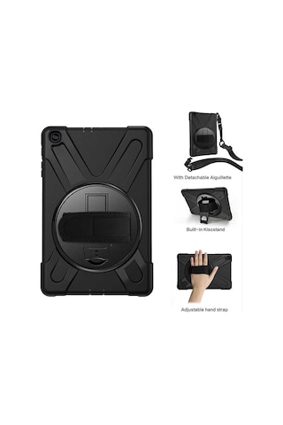 Apple Uyumlu iPad  2. Nesil Zore Defender Tablet Silikon-siyah Tablet Kılıfı