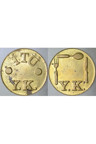 İstanbul Teknik Üniversitesi Yemek Jetonu. İtü Y.k.