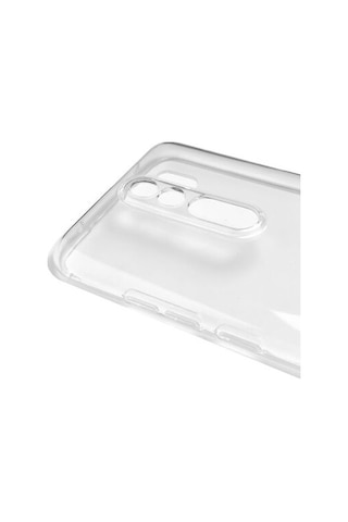 Xiamio Redmi Note 8 Pro Uyumlu Kamera Korumalı 3D Şeffaf Kılıf