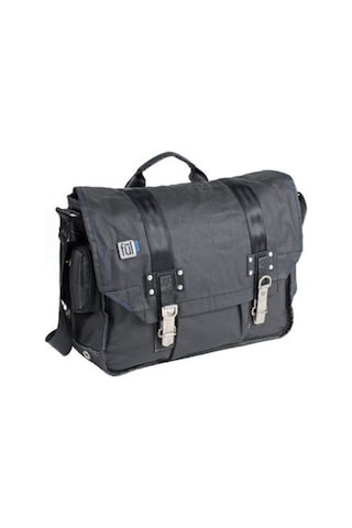 Ful Usa Red Label Serisi Ampt 17" Laptop Postacı Omuz Çantası (435680156) Siyah