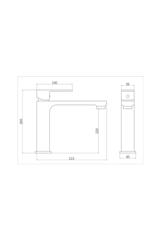 Fleko 10100720 Levi Tall Lavabo Bataryası Krom