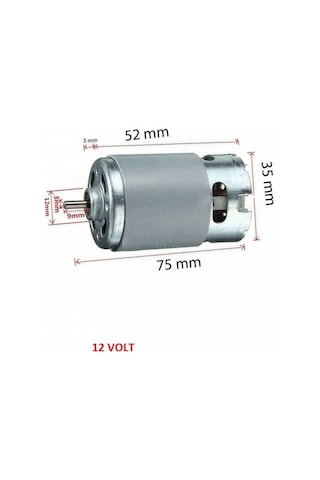 12 Volt Şarjlı Matkap  Motoru