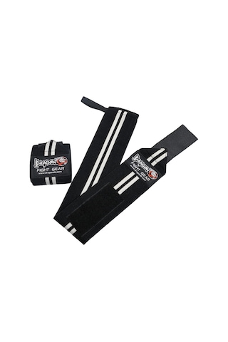 Dragondo 63911 Halter Ve Fitness Bilek Bandajı Yeni Seri Siyah - Beyaz