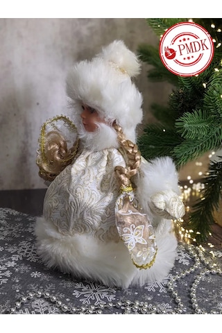 Kaemingk Yılbaşı Figürü - Hediye Ve Şeker Kutusu İçin Snezhurochka 135971977