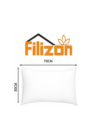 Filizon 2 Adet Boncuk Silikon Yastık Dayanıklı Nefes Alabilir Yumuşak Beyaz