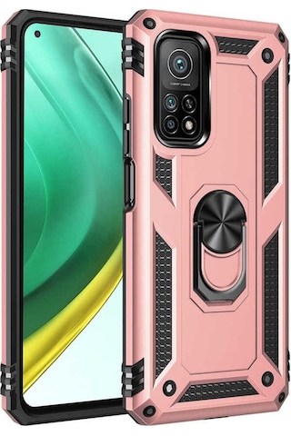 Xiaomi Mi 10t Pro 5g Kılıf Zore Vega Kapak Rose Gold