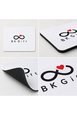 Logonuza Özel 10 Adet 19x23 Cm 5 Mm İthal Kaymaz Kauçuk Tabanlı Dikdörtgen Mouse Pad
