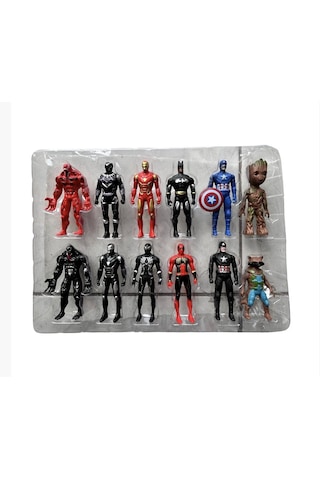 12 Parça Avangers Yenilmezler Süper Kahramanlar Özel Kutulu Set Marvel