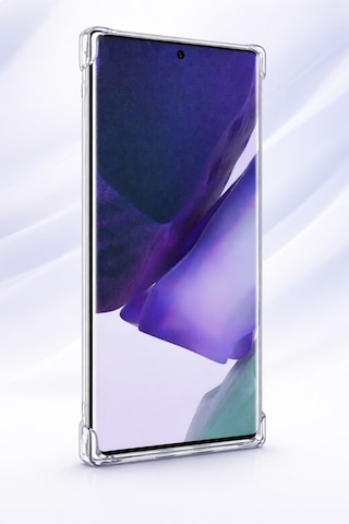 Samsung Galaxy Note 20 Ultra 5g Uyumlu Kamera Korumalı Yanları Açık Sararmaz Sert Mika Şeffaf Kılıf