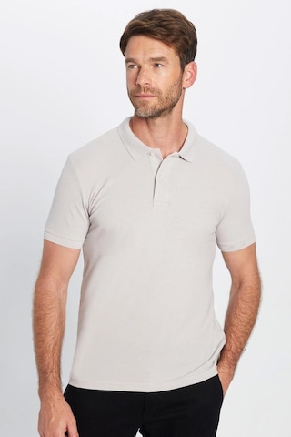 Tudors Erkek 3'lü Paket Gri-siyah-yeşil Slim Fit Dar Kesim Pamuklu Düz Pike Polo Yaka Tişört-33831 Multi