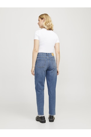 Jack & Jones Kadın Mom Fit Jean - Lisbon - 12259230 Medium Blue Denim Çok Renkli