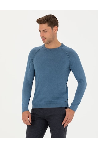 Pierre Cardin Erkek Koyu Mavi Triko Kazak 50278902-vr032 Koyu Mavi