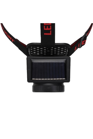 Panther Pt-5220 Usb Solar Şarjlı Kafa Lambası Siyah