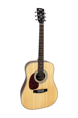 Cort Earth70lhop Akustik Gitar Solak, Open Pore, Masif Ladin Kapak,