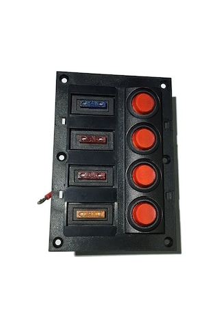6'Lı Switch Panel Sigortalı