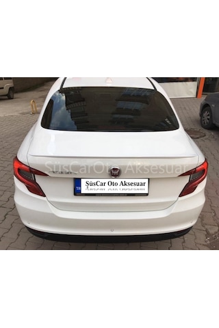 Fiat Egea Bagaj Üstü Slim Spoiler Parlak Beyaz