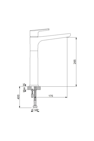 Newarc Newart Çanak Tipi Lavabo Bataryası Krom
