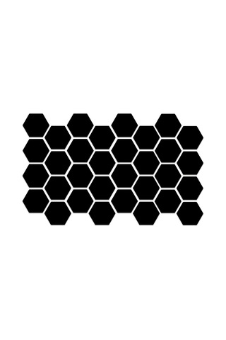 Vkemall 32 Adet Altıgen Ayna Duvar Çıkartmaları Çıkarılabilir Duvar Çıkartmaları Akrilik Siyah