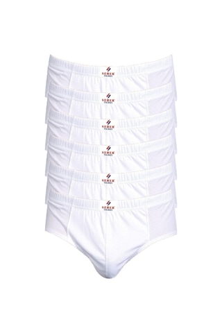 Seher Yıldızı Renkli Erkek Pamuk Slip Külot 6 Lı Paket