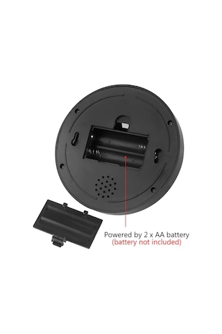 Aubyhe 4 Adet Kablosuz Sahte Cctv Kamera, Led Işık Flaşlı, Güvenlik Gösterici, Abs Plastik, Siyah