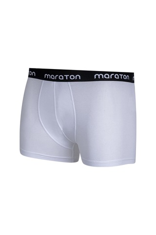 Maraton 2'li Erkek Beyaz Boxer