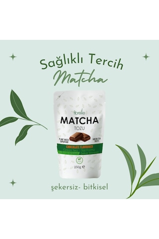 Fibrelle Matcha Çayı Çikolata Aromalı 250g