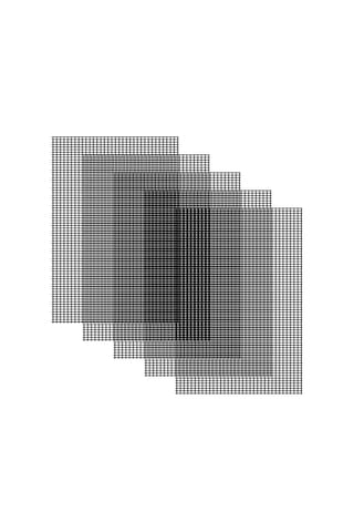 Barbekü İçin 5 Adet 20x30 Cm Izgara Filesi Seti, Tekrar Kullanılabilir Ve Kesilebilir Izgara Matı, Yoğurt Makineleri İçin Yapışmaz Izgara, Izgara, Fırın Pişirme