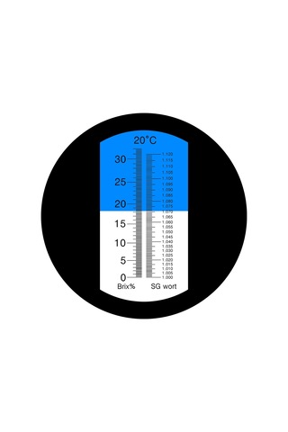 Bira Refraktometresi 0-32 °Bx Yoğunluk 1.000-1.120 Sg