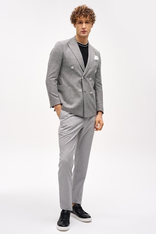 Erkek Siyah Slım Fıt / Dar Kalıp Geniş Kırlangıç Ceket-16418 Siyah