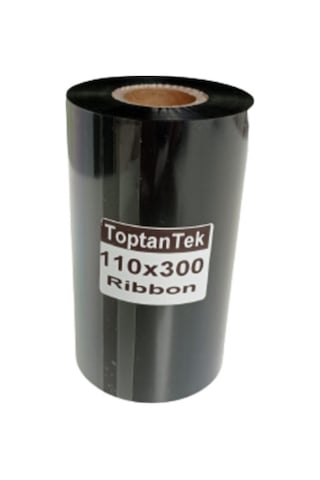 110x300 Metre Ribon Termal Transfer Rulo Tam Metraj 1 Rulo Hitmax Ht-1500 Seriess Için Uygun