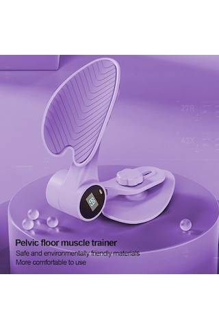 Sones Pelvik Kas Egzersiz Cihazı Güzel Bacak Egzersiz Cihazı, Renk: Mor