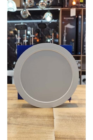 24 Watt Oval Beyaz Kasa Beyaz Işık Sıva Üstü Led Panel 6500k Beyaz - Beyaz Işık