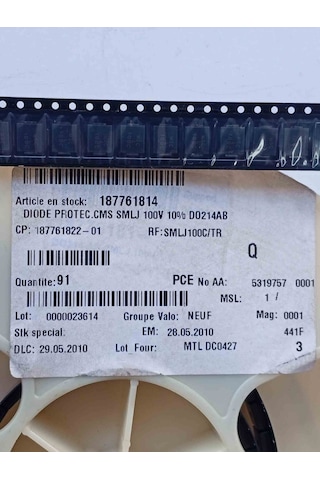 Smlc100c/tr Do-214ab 100v 23 Adet